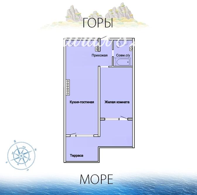 Алушта, пос. Чайка, ул. Багрова, 12